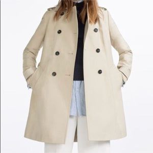 Zara water resistant trench coat